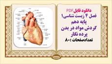 دانلود فایلPDF فصل 4 زیست شناسی1  پایه دهم گردش مواد در بدن پرده نگار قابل نمایش و پرینت دانلود فایلPDF فصل 4 زیست شناسی1  پایه دهم گردش مواد در بدن پرده نگار قابل نمایش و پرینت
